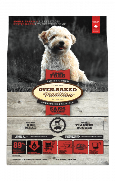 Oven-Baked Tradition Grain-Free All Life Stage Small Breed Dog Food – Red Meats