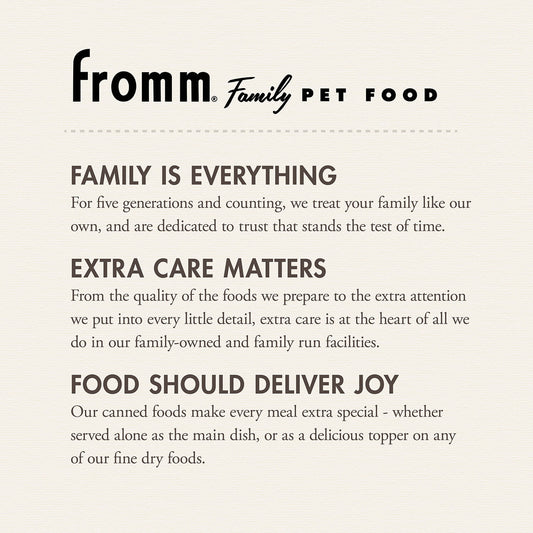 FROMM® TURKEY & PUMPKIN PÂTÉ WET DOG FOOD