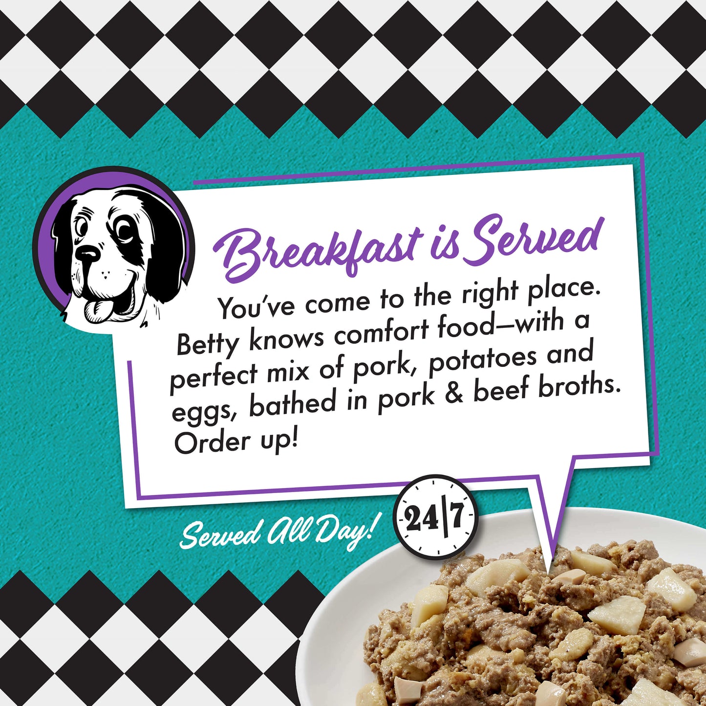 FROMM® DINER BREAKFAST MADDIE'S MORNING HASH BEEF & SWEET POTATO RECIPE WET DOG FOOD
