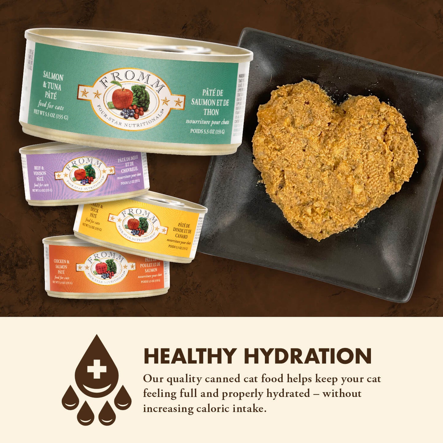 FROMM® FOUR STAR NUTRITIONALS® SALMON & TUNA PÂTÉ WET CAT FOOD