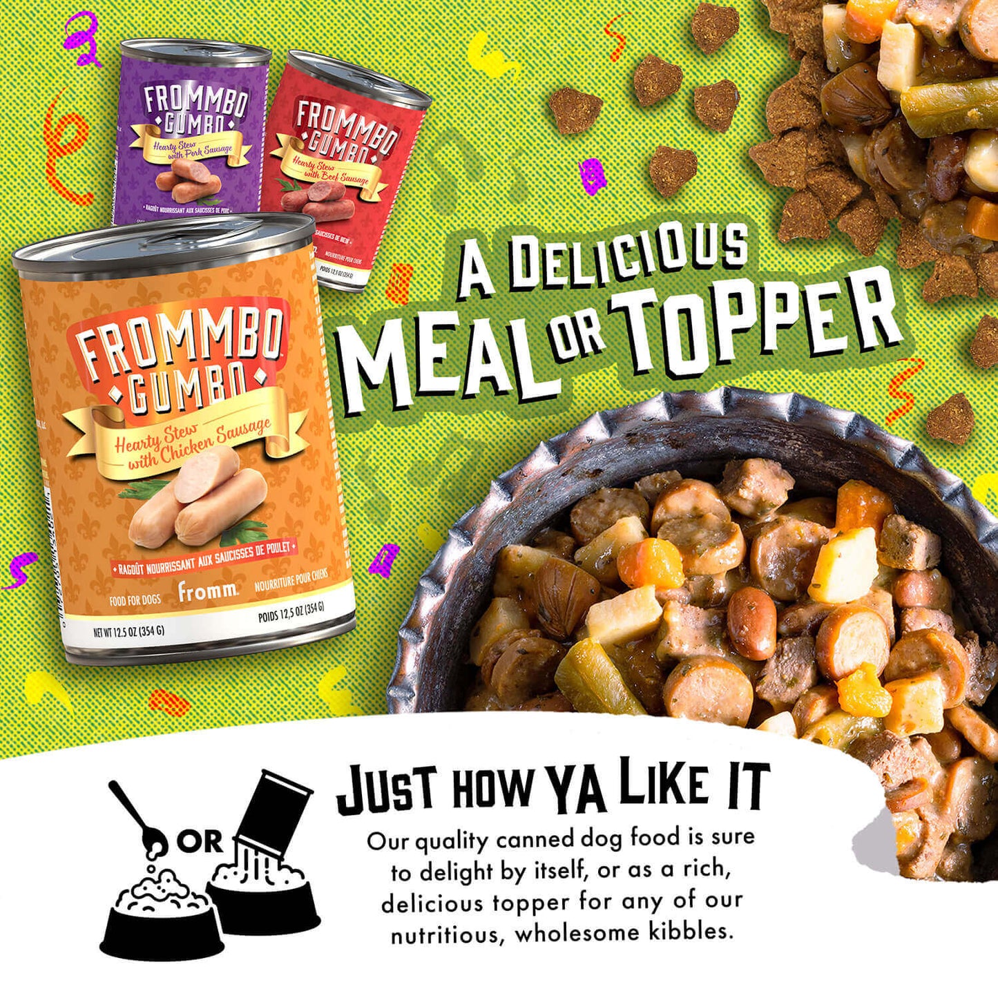 FROMM® FROMMBO™ GUMBO HEARTY STEW WITH CHICKEN SAUSAGE WET DOG FOOD