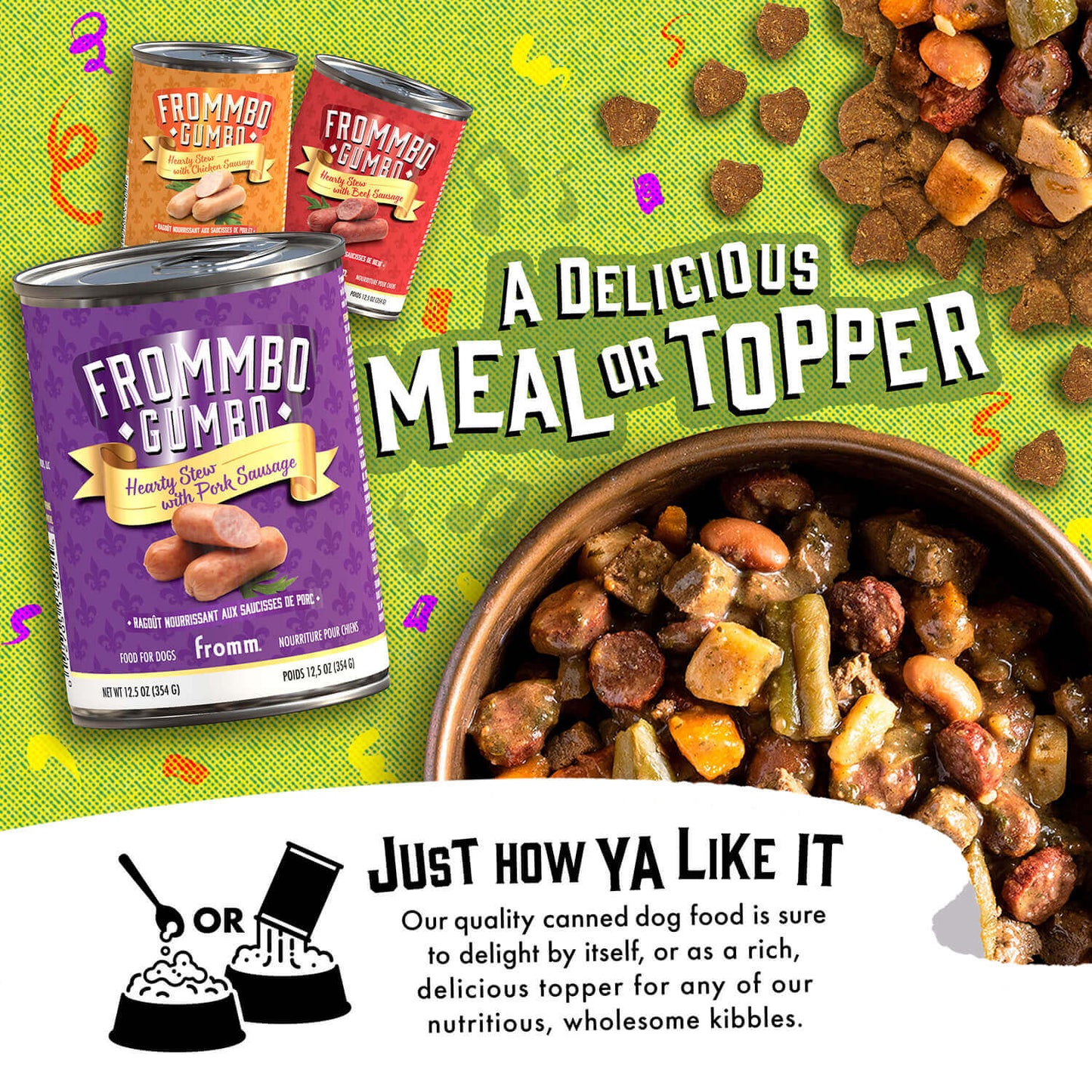 FROMM® FROMMBO™ GUMBO HEARTY STEW WITH PORK SAUSAGE WET DOG FOOD