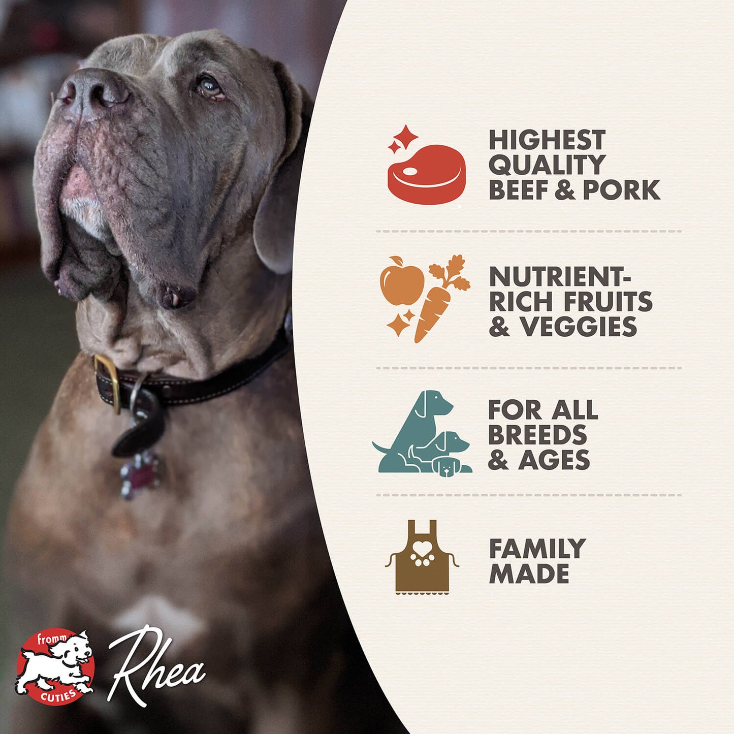 FROMM® FOUR STAR NUTRITIONALS® BEEF FRITTATA VEG® RECIPE DRY DOG FOOD