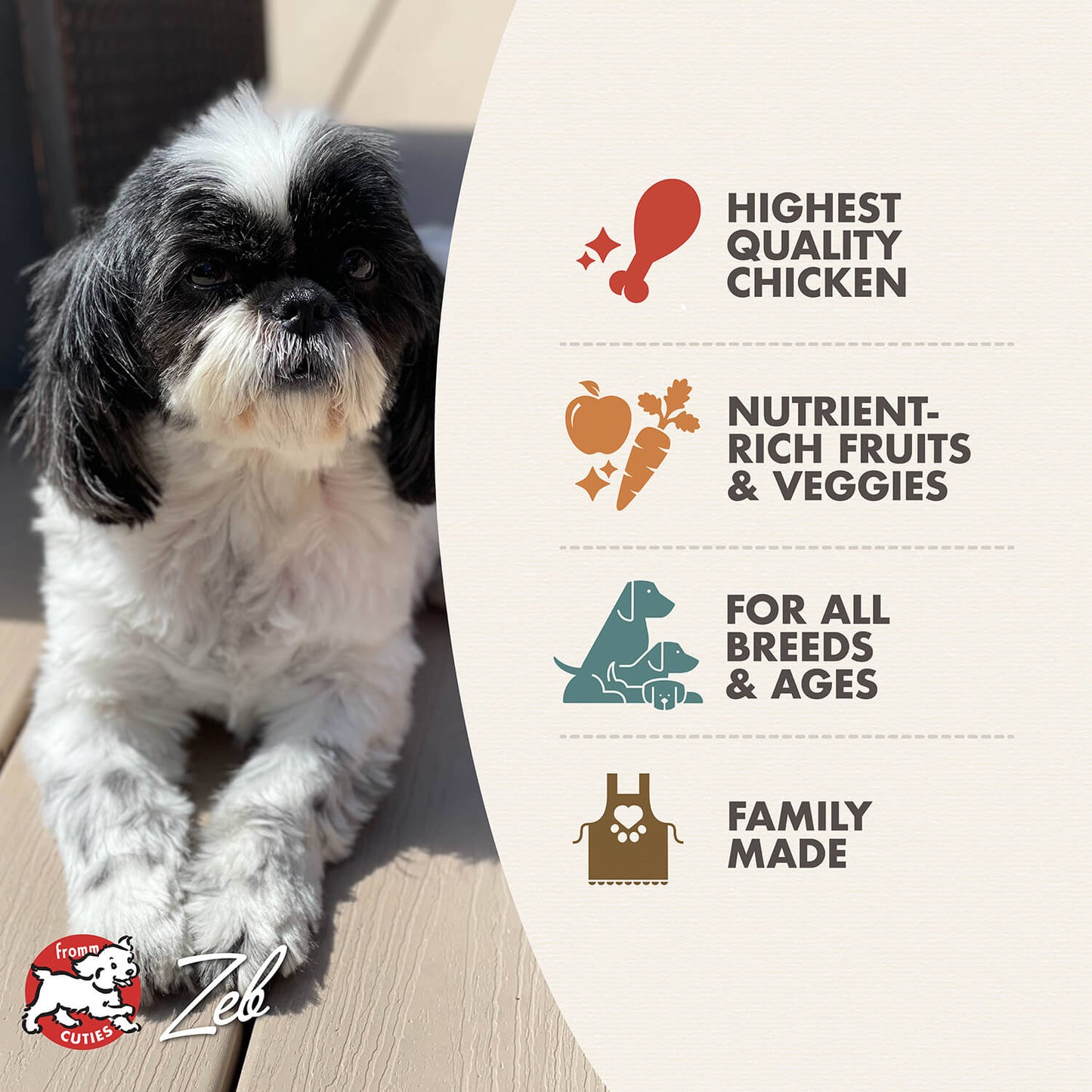 FROMM® FOUR STAR NUTRITIONALS® CHICKEN À LA VEG RECIPE DRY DOG FOOD