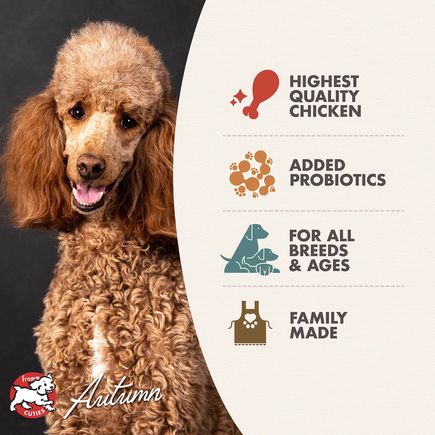 FROMM® FOUR STAR NUTRITIONALS® CHICKEN AU FROMMAGE RECIPE