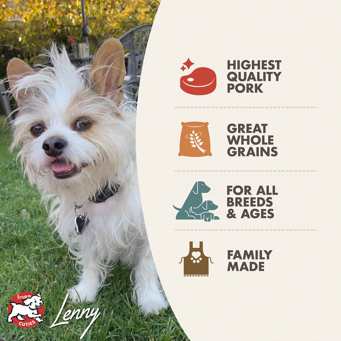FROMM® FOUR STAR NUTRITIONALS® PORK & APPLESAUCE FORMULA DRY DOG FOOD