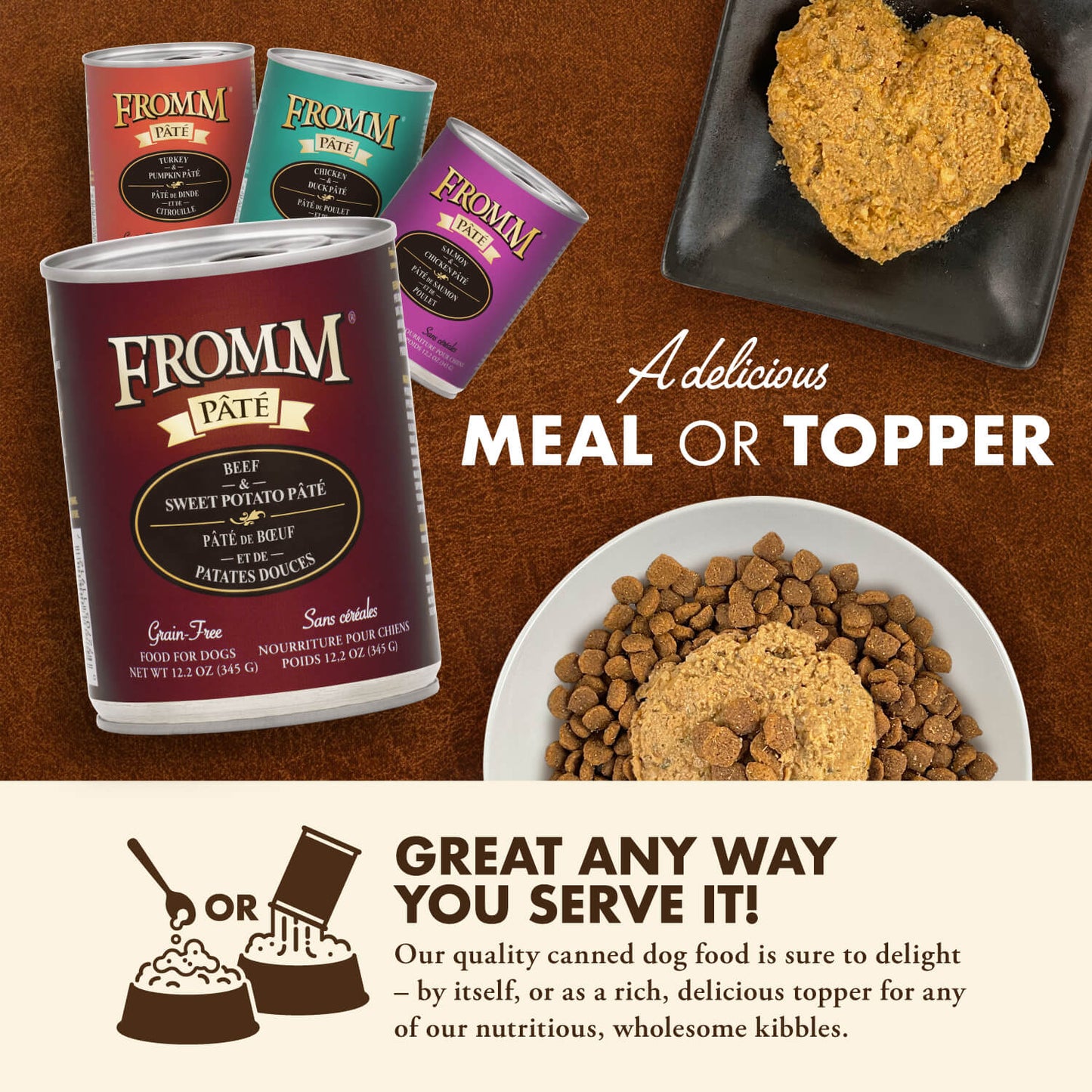FROMM® BEEF & SWEET POTATO PÂTÉ WET DOG FOOD