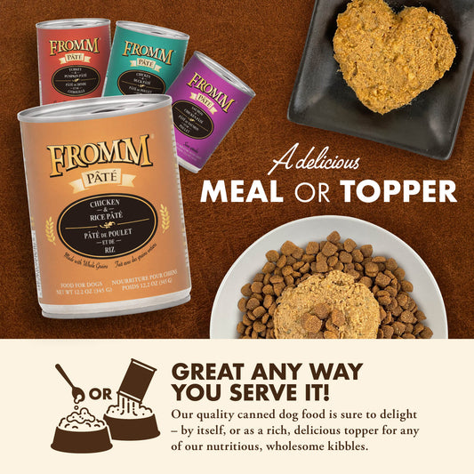FROMM® CHICKEN & RICE PÂTÉ WET DOG FOOD