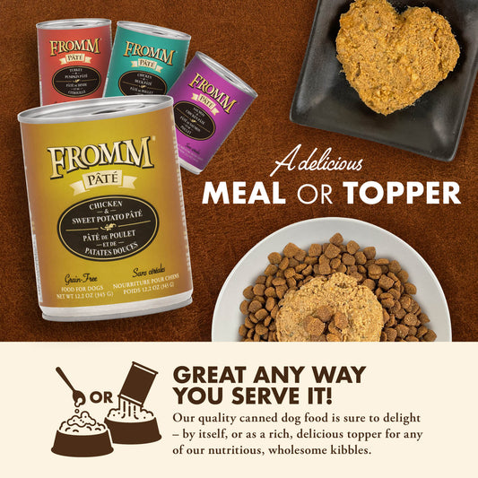 FROMM® CHICKEN & SWEET POTATO PÂTÉ WET DOG FOOD