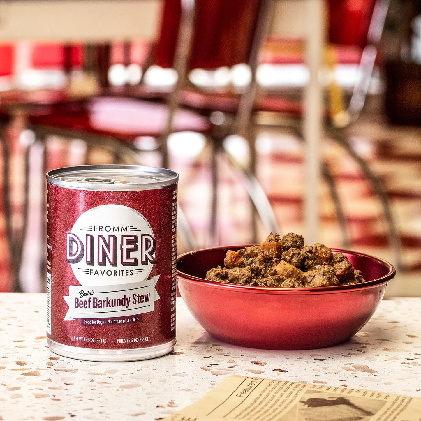 FROMM® DINER FAVORITES BELLA'S BEEF BARKUNDY STEW WET DOG FOOD