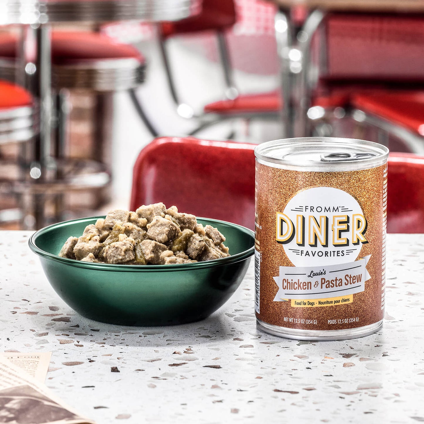 FROMM® DINER FAVORITES LOUIE'S CHICKEN & PASTA STEW WET DOG FOOD