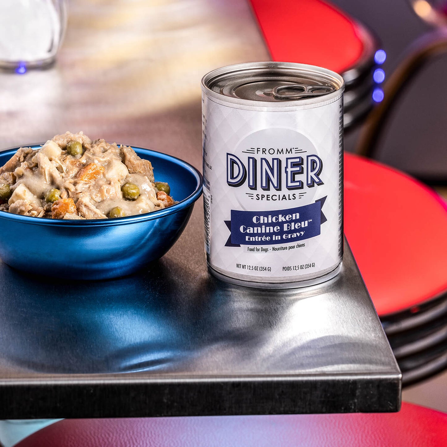 FROMM® DINER SPECIALS CHICKEN CANINE BLEU™ ENTRÉE IN GRAVY WET DOG FOOD