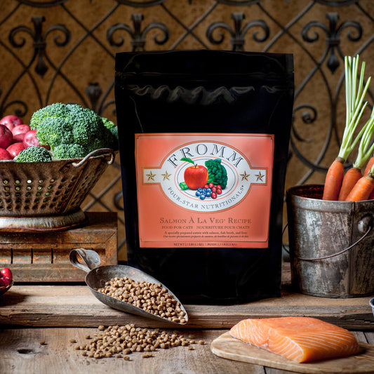FROMM® FOUR STAR NUTRITIONALS® SALMON À LA VEG RECIPE DRY CAT FOOD
