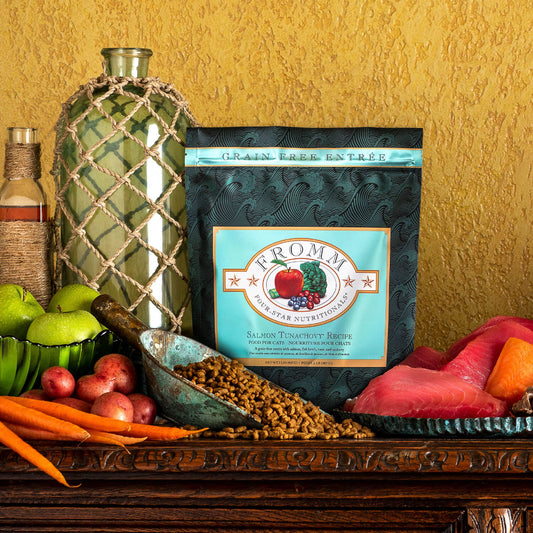 FROMM® FOUR STAR NUTRITIONALS® SALMON TUNACHOVY RECIPE DRY CAT FOOD