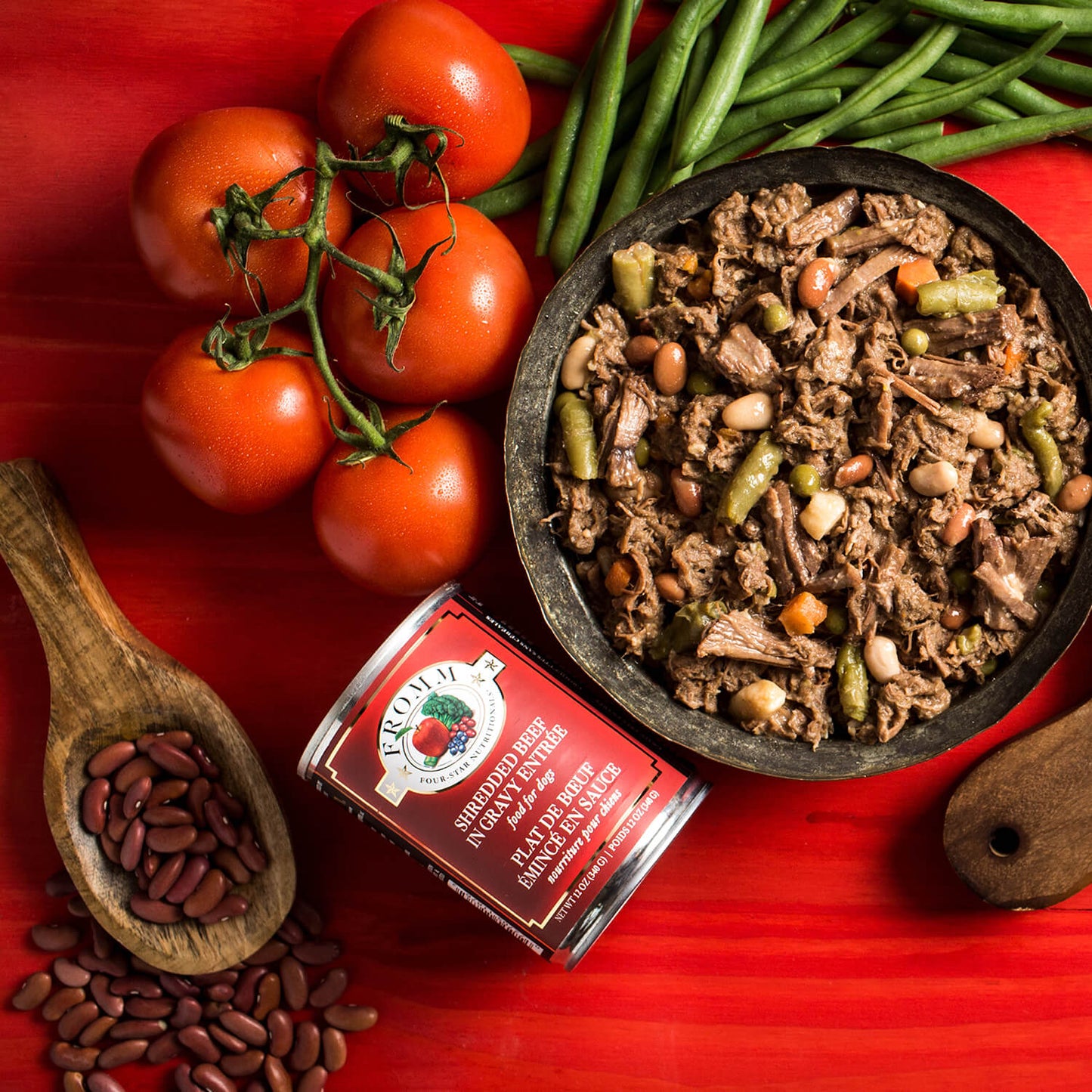 FROMM® FOUR STAR NUTRITIONALS® SHREDDED BEEF IN GRAVY ENTRÉE