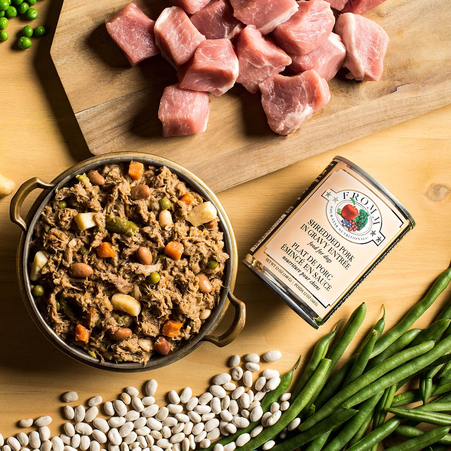 FROMM® FOUR STAR NUTRITIONALS® SHREDDED PORK IN GRAVY ENTRÉE