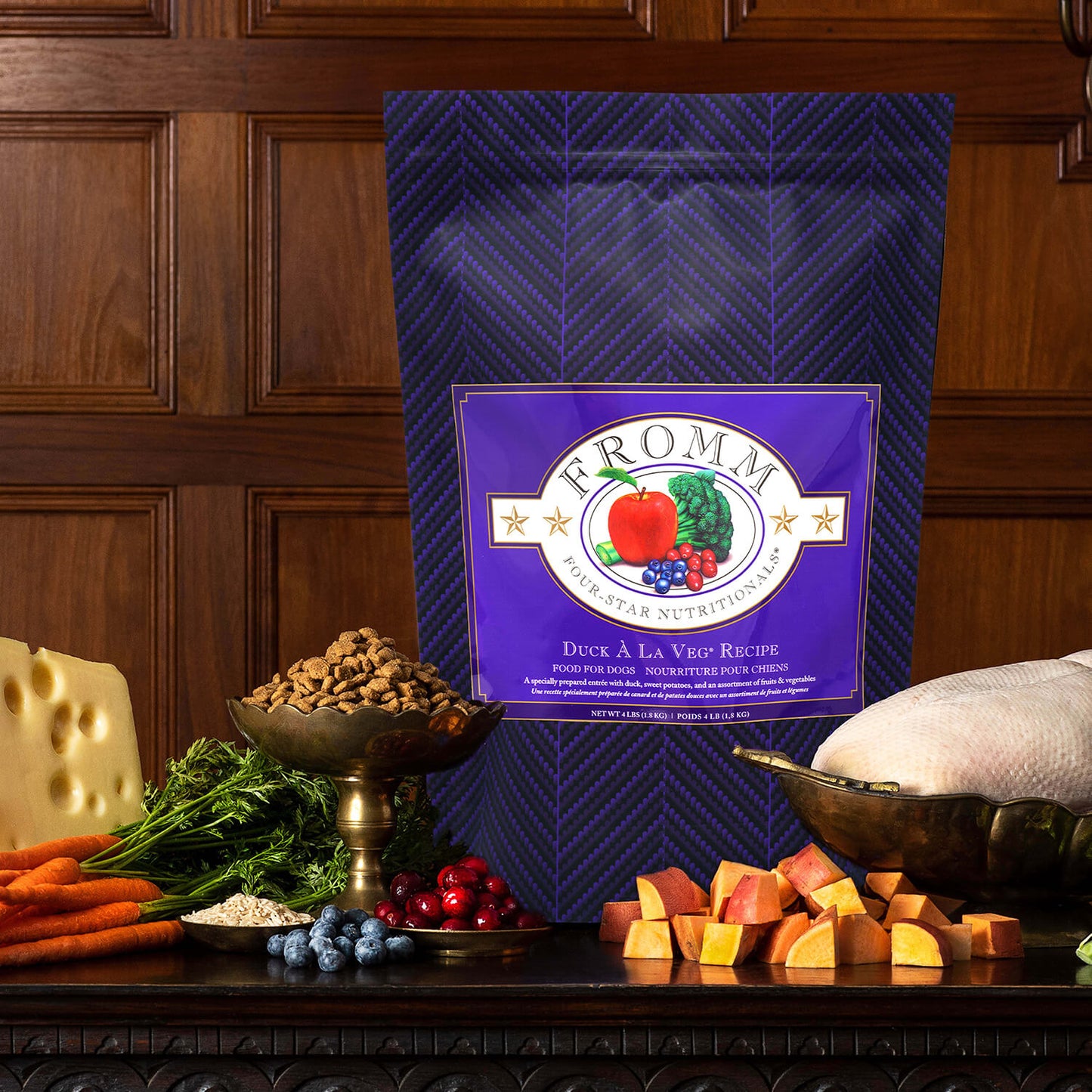 FROMM® FOUR STAR NUTRITIONALS® DUCK À LA VEG RECIPE DRY DOG FOOD