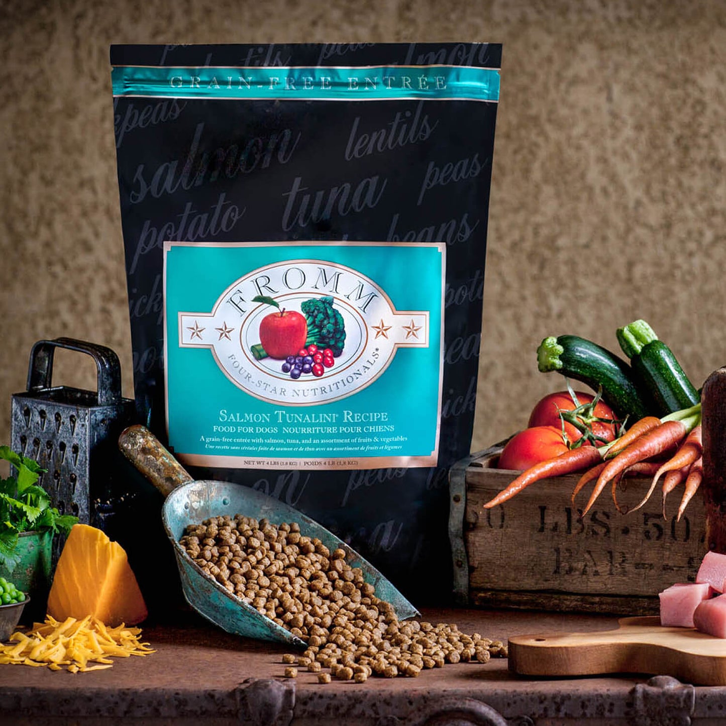 FROMM® FOUR STAR NUTRITIONALS® SALMON TUNALINI® RECIPE DRY DOG FOOD