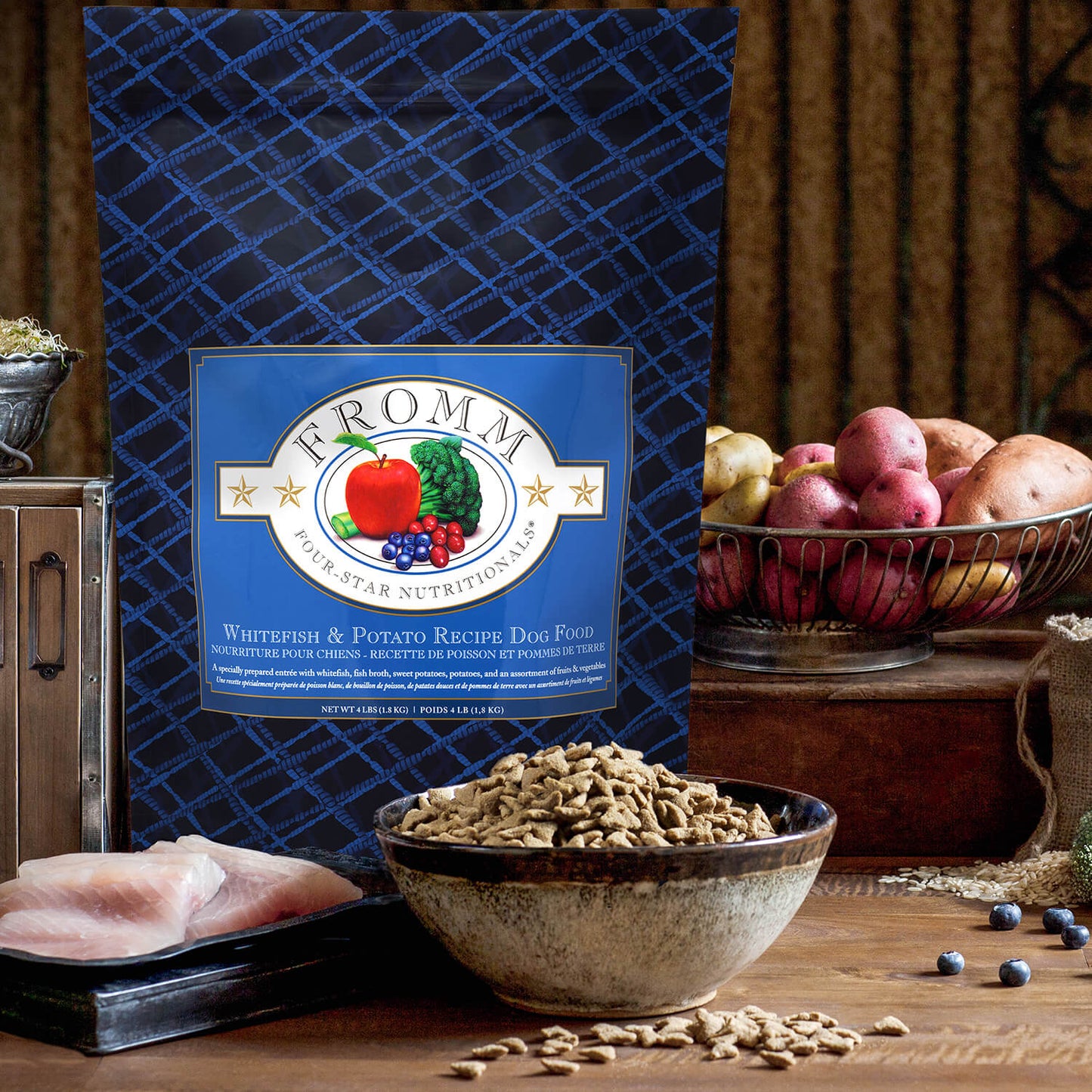 FROMM® FOUR STAR NUTRITIONALS® WHITEFISH & POTATO FORMULA DRY DOG FOOD