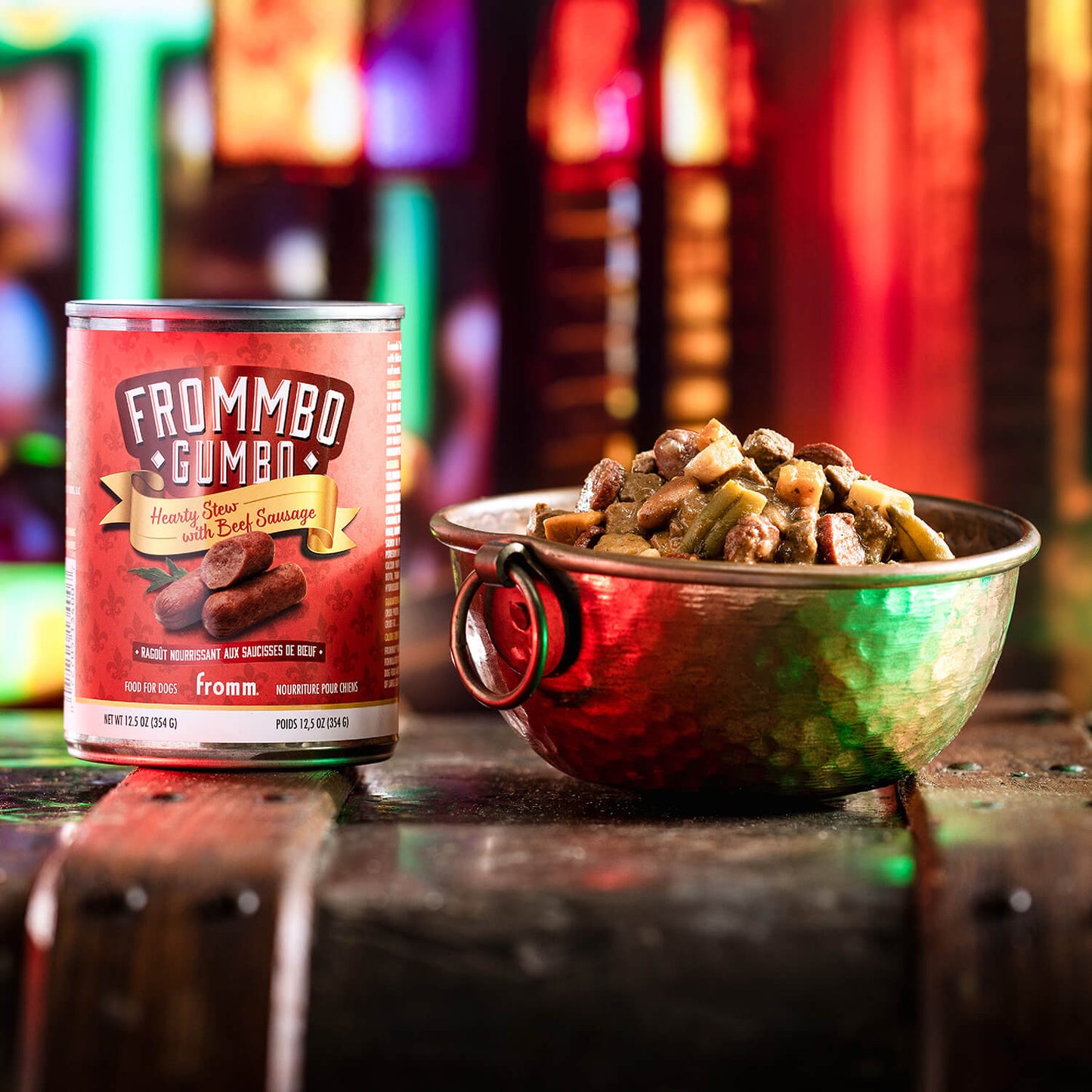 FROMM® FROMMBO™ GUMBO HEARTY STEW WITH BEEF SAUSAGE WET DOG FOOD