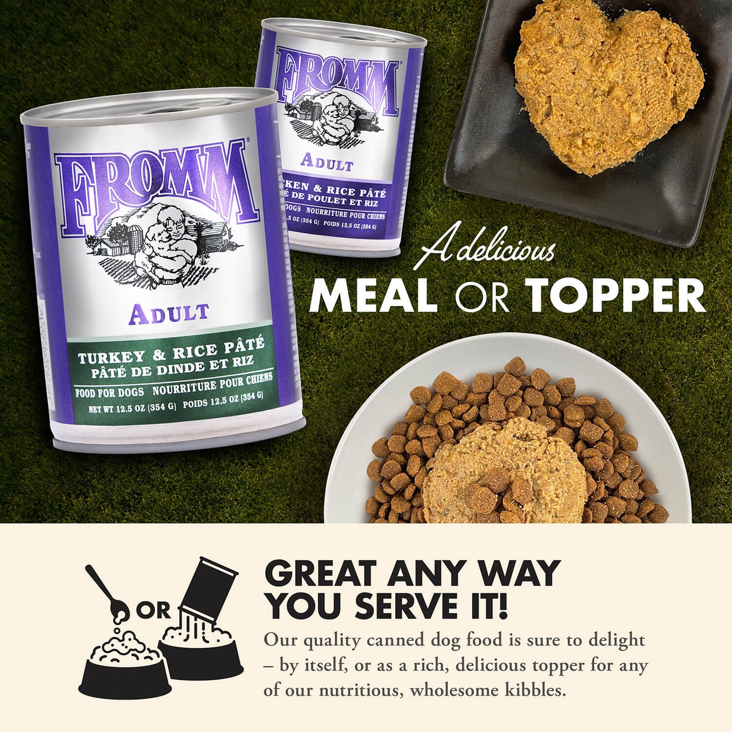 FROMM® CLASSIC TURKEY & RICE PÂTÉ WET DOG FOOD