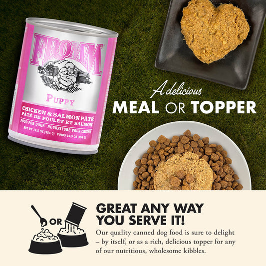 FROMM® CLASSIC PUPPY CHICKEN & SALMON PÂTÉ WET DOG FOOD