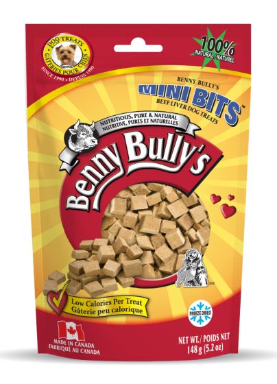 Benny Bullys Beef Liver Mini Bits Dog & Cat 148g