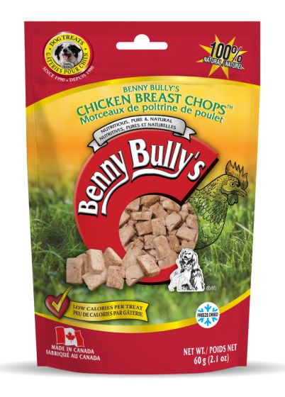 Benny Bullys Chicken Breast Chops Dog 60g 1pc