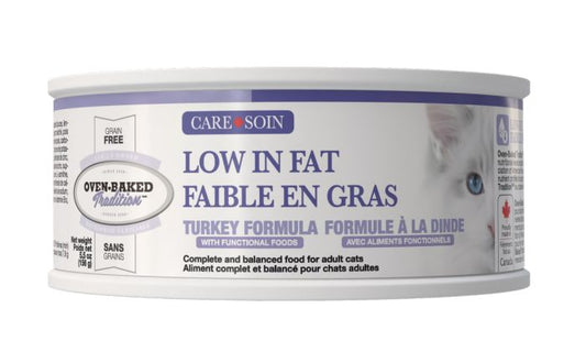 Oven-Baked Tradition Grain Free Care, Low In Fat Turkey Pate Cat