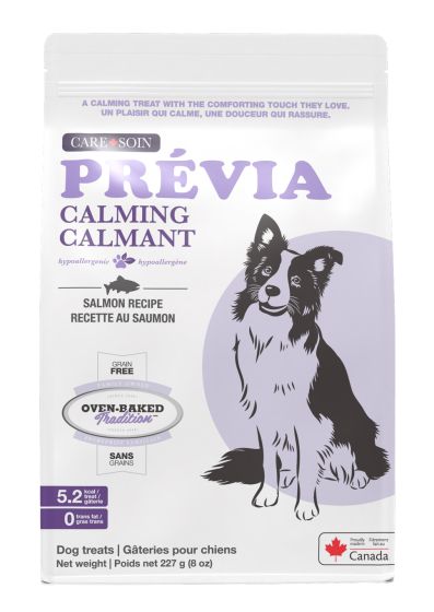 Oven-Baked Tradition Grain Free Care, Prévia Calming, Salmon Recipe Treats Dog