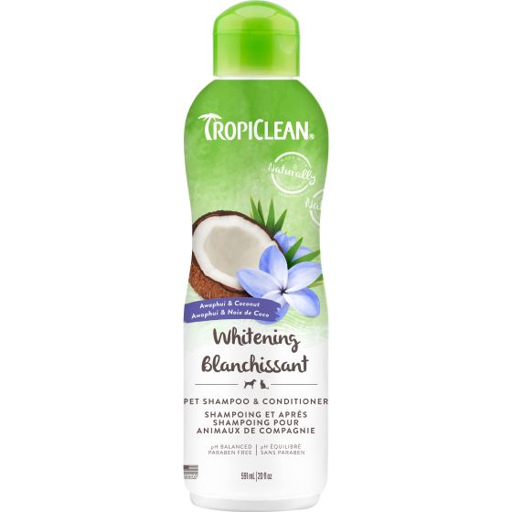 Tropiclean Whitening Pet Shampoo and Conditioner - Awaphui and Coconut