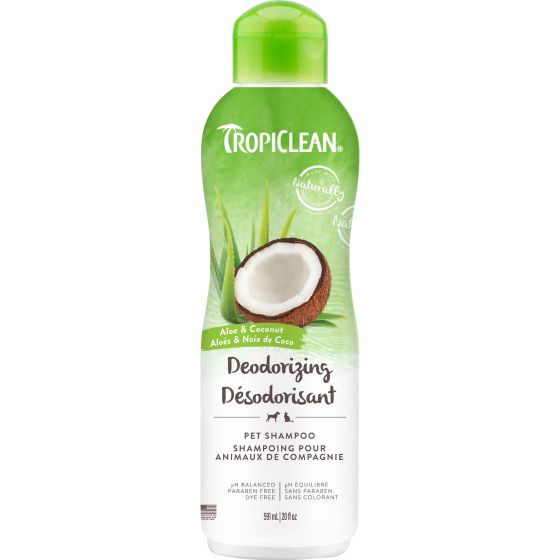 Tropiclean Deodorizing Pet Shampoo - Aloe and Coconut