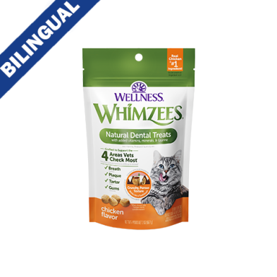 Whimzees® by Wellness® Natural Dental Treats Chicken Flavor For Cats 2oz