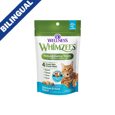 Whimzees® by Wellness® Natural Dental Treats Chicken & Tuna Flavor For Cats 2oz