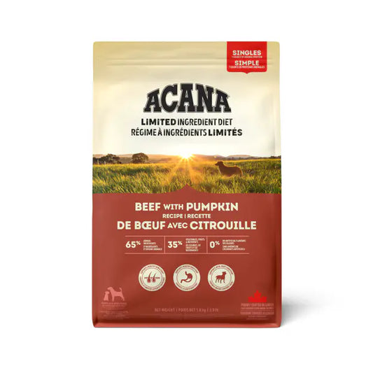ACANA Singles Beef with Pumpkin Recipe