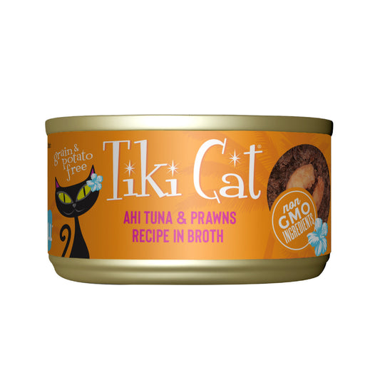 Tiki Cat® Grill™ Ahi Tuna & Prawns Recipe in Broth Wet Cat Food