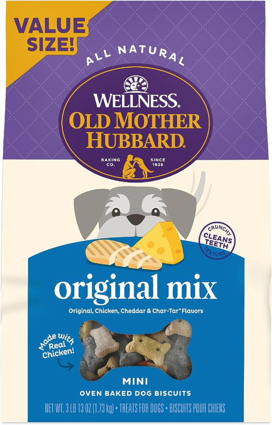 Old Mother Hubbard® by Wellness® Classic Original Mix Oven-Baked Biscuits for Dogs Mini  20 oz