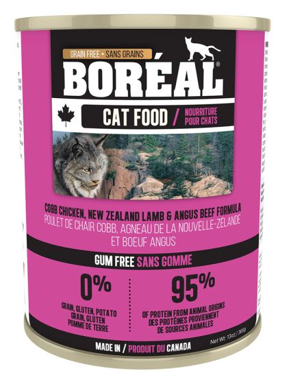 Boreal Canned Food Cobb Chicken New Zealand Lamb And Angus Beef Cat 369g
