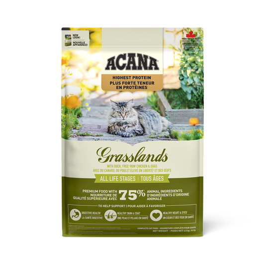 Acana Highest Protein, Grasslands Cat Food