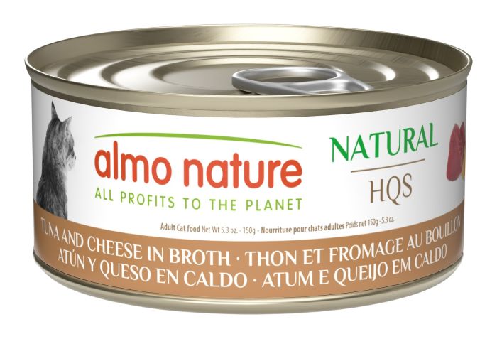 Almo Nature HQS Natural Cat Food - Tuna And Cheese In Brot 150g