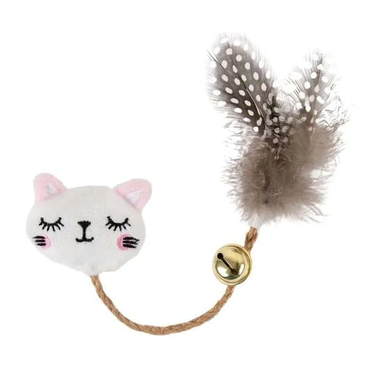 White Cat Rope Bell