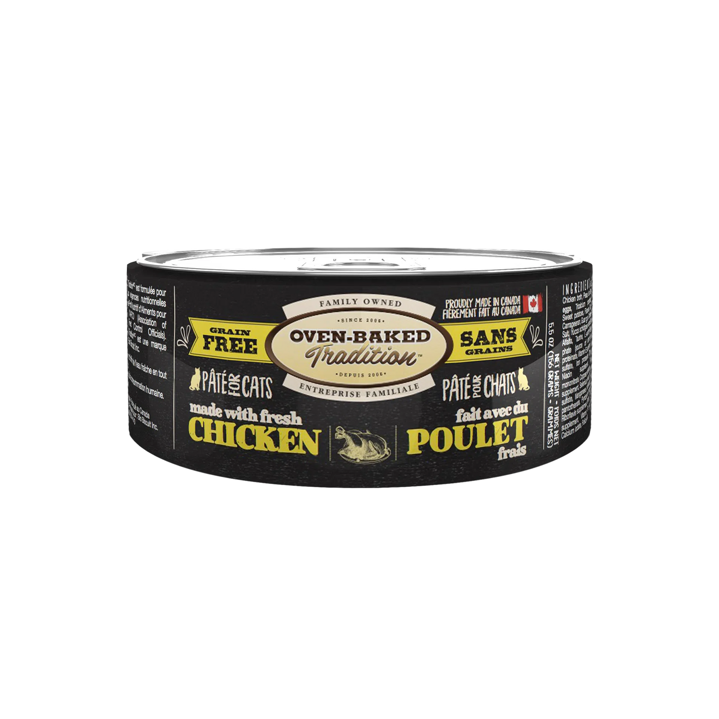 Oven-Baked Tradition Grain Free Chicken Pate Cat 5.5oz