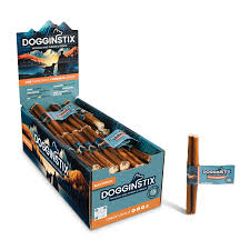 DOGGINSTIX Bully Sticks 6" Standard Natural Dog Chews & Treats