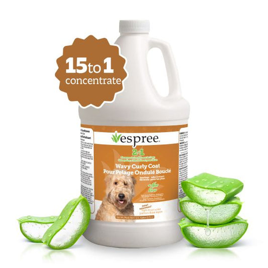 Espree 2in1 Dog Shampoo & Conditioner, Wavy Curly Coat 1gal