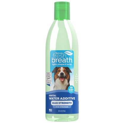 Tropiclean Fresh Breath Adv Whitening Dental Health Solution Dog 473ml
