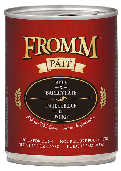 FROMM® BEEF & BARLEY PÂTÉ WET DOG FOOD