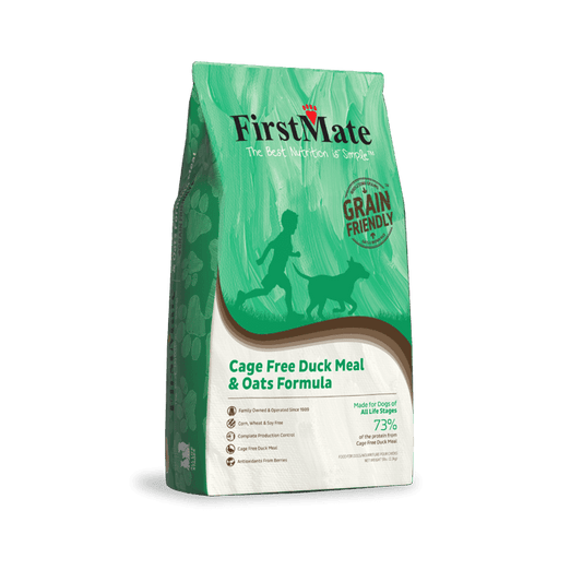 FirstMate Grain Friendly Cage-Free Duck & Oats Dog Food