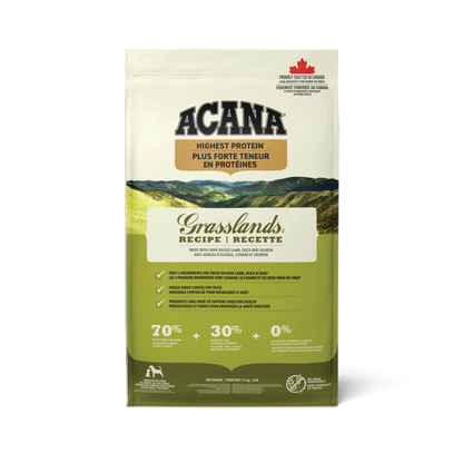 Acana Highest Protein, Grasslands Dog Food
