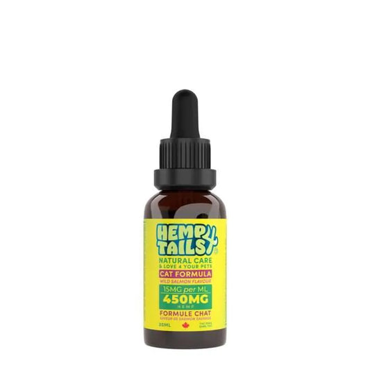 Hemp 4 Tails: Cat Formula – 450mg – 30ml – Salmon Flavour