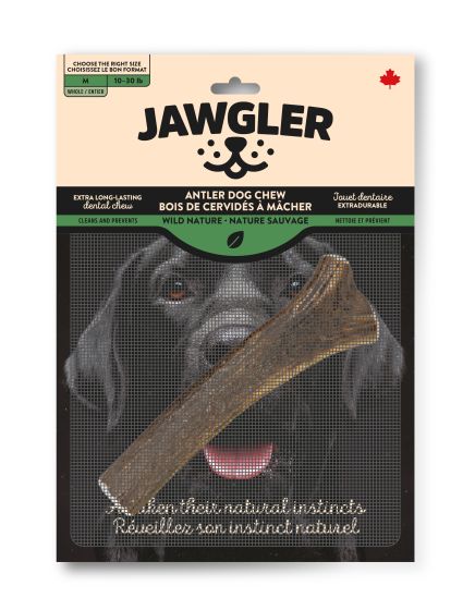 Jawgler Antler Dog Chew, Whole Wild Nature